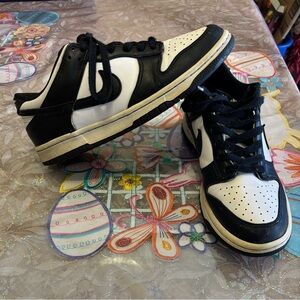 Nike Kids Black and White Sneakers
